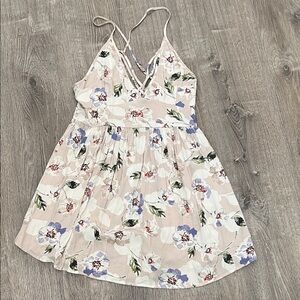 O’Neill Floral Pink Strappy Sundress